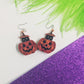 Pumpkin Cat Earrings