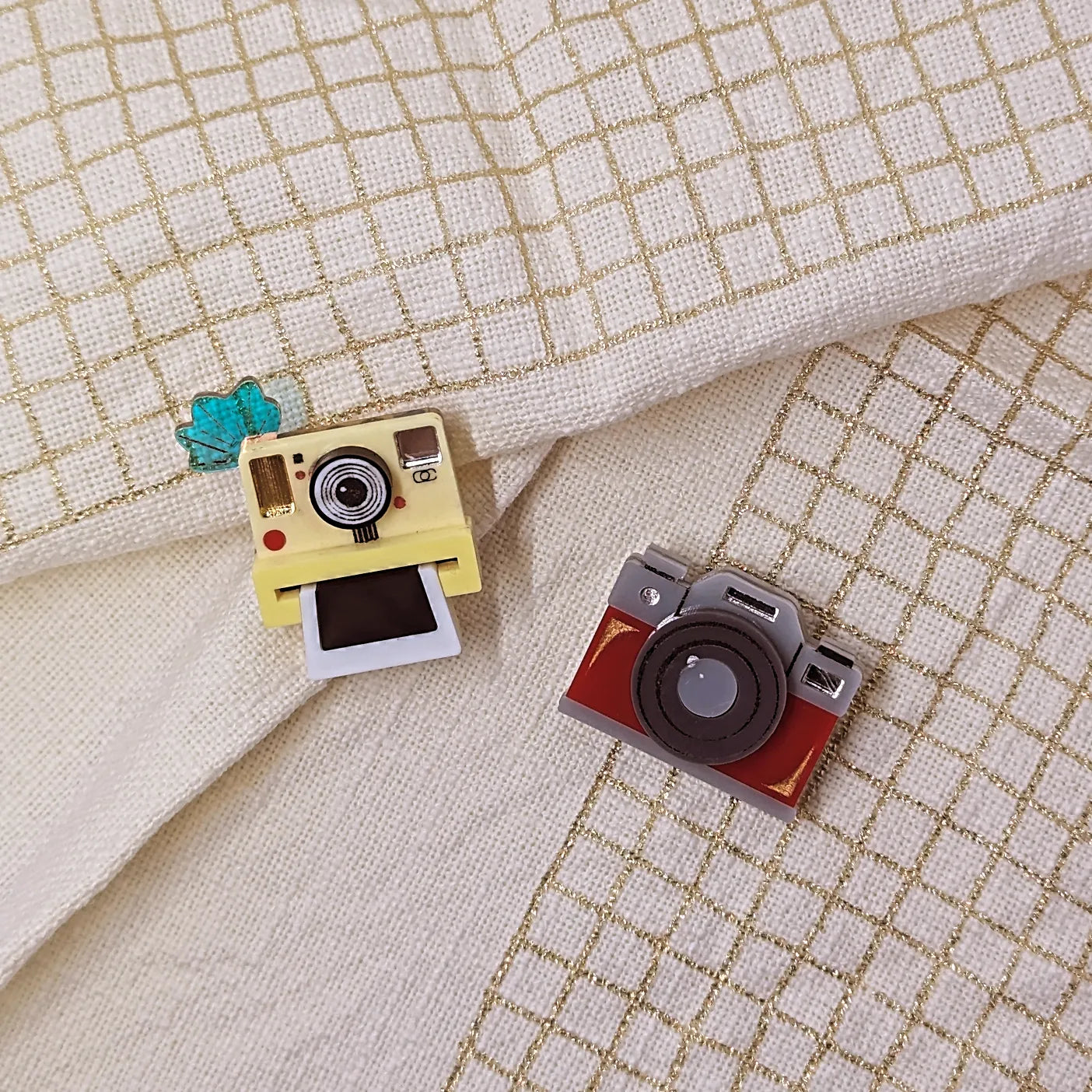 Camera Mini Brooch