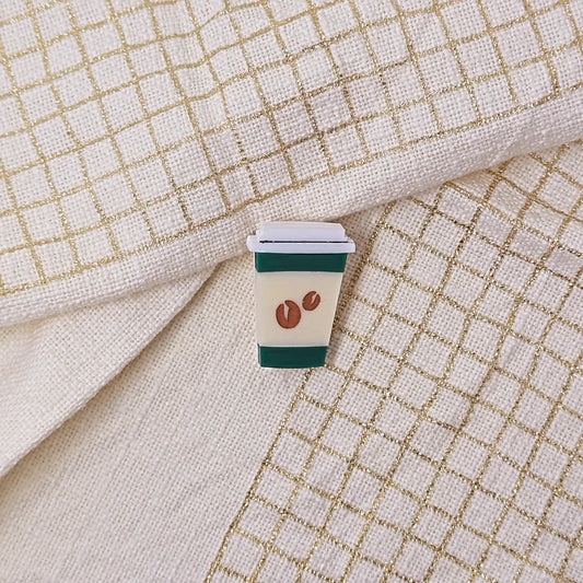 Coffee To Go Mini Brooch