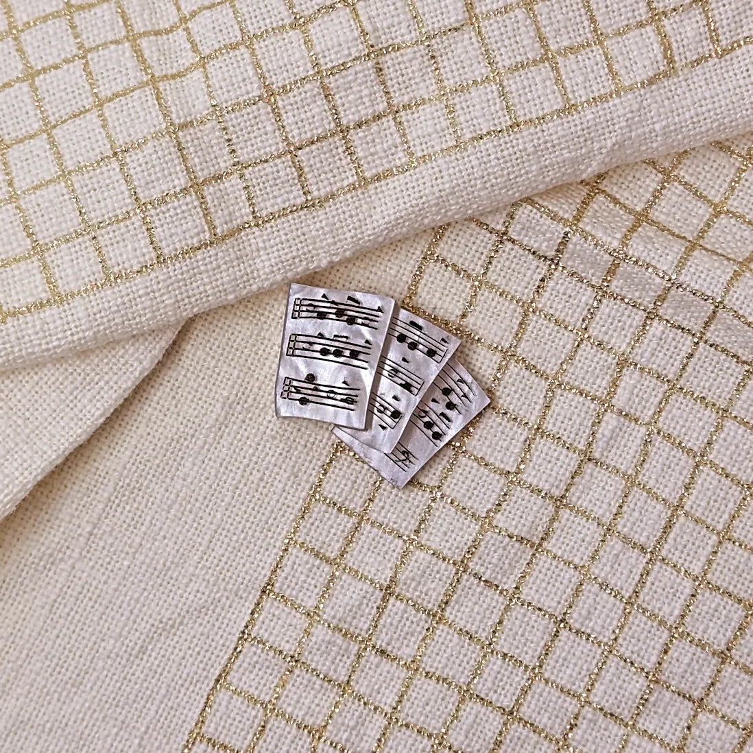 Sheet Music Mini Brooch