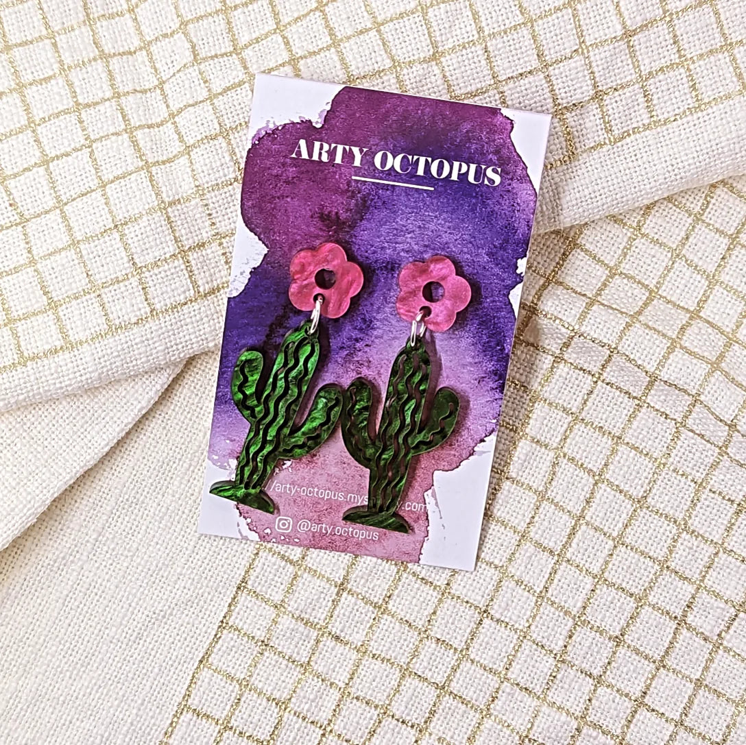 Cactus Earrings