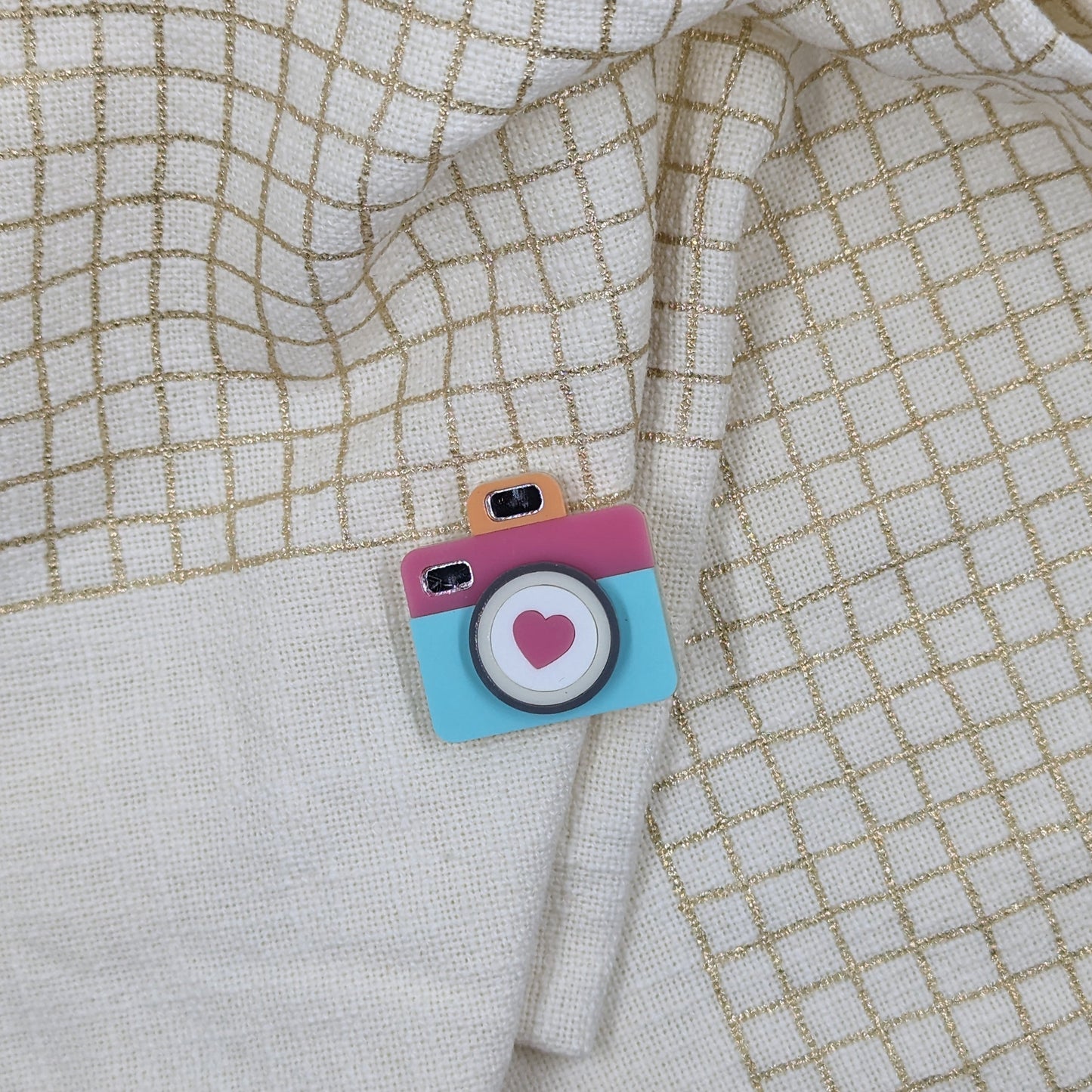 Camera Mini Brooch