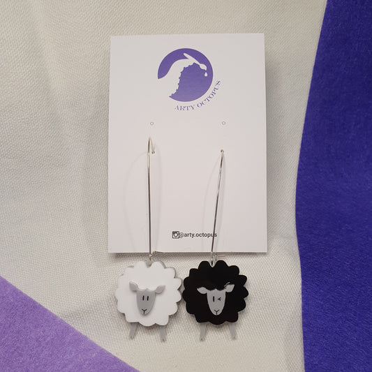 Baa Baa Black Sheep Earrings