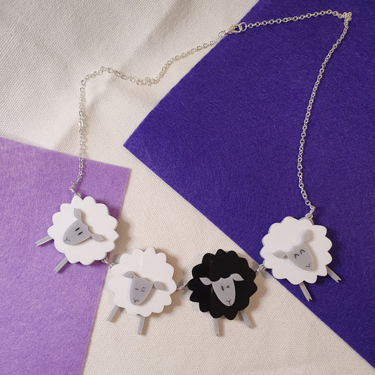 Baa Baa Black Sheep Necklace